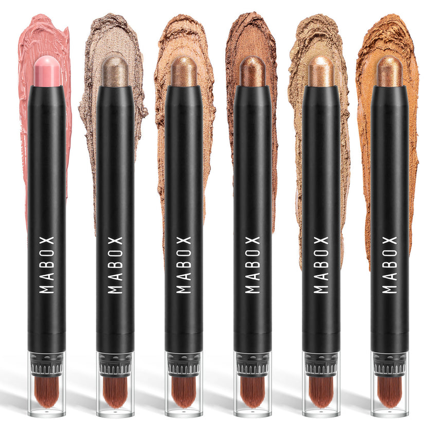 MABOX Waterproof Eye Shadow Stick Eye Makeup Color Pearlescent Pen