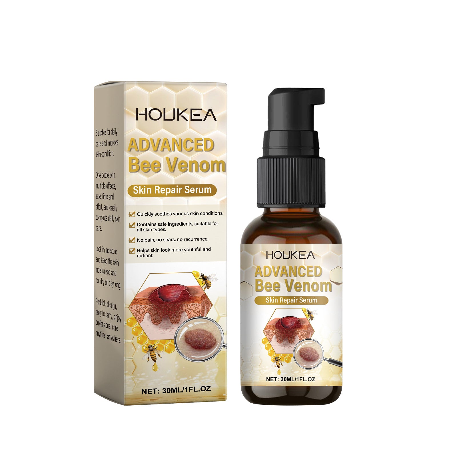 Skin Care Solution Lubrication And Skin Rejuvenation Mild