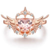 Light Extravagant Love Heart Zircon Ring For Women