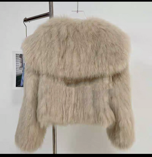 Women's Fur Young Coat Lapel