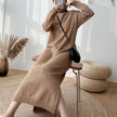 Loose Base Sweater Dress Women