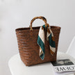 Women's Fashionable Retro Portable Large Capacity Handbag