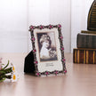 Creative Enamel Colored Metal Photo Frame With Flower And Bird Photo Frame
