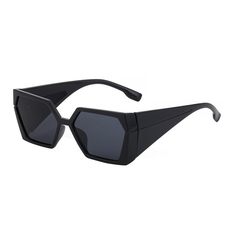 Large Frame Rectangular Sunglasses