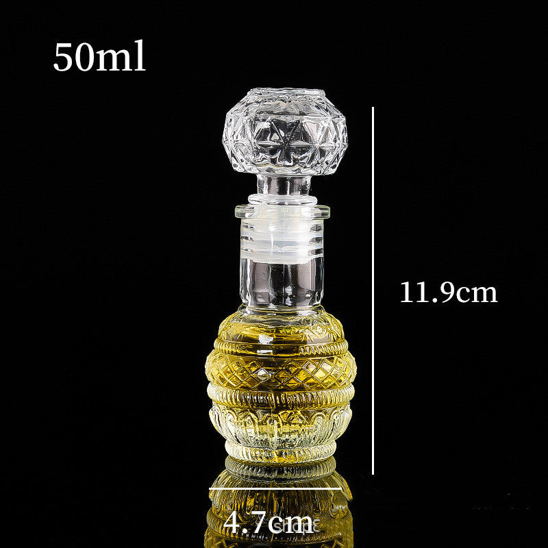 Creative Transparent Glass Wine Bottle