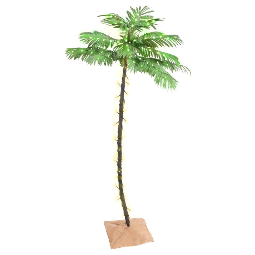 Artificial Palm Tree with 88 Warm White LEDs 150