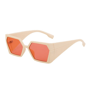 Large Frame Rectangular Sunglasses