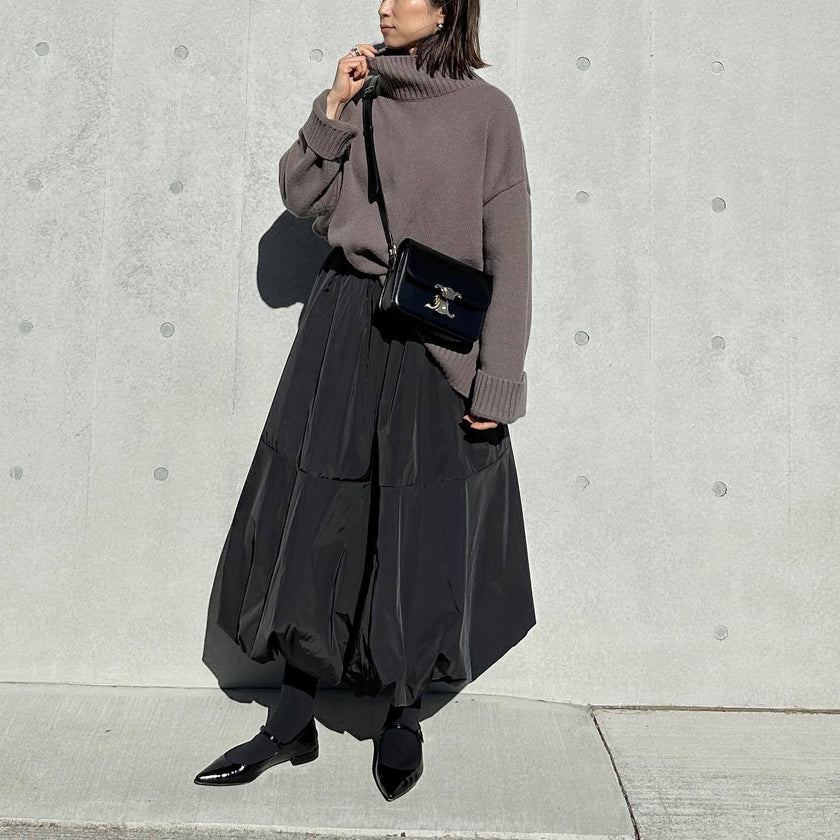 Spring Loose Puffy A- Line Lantern Dress