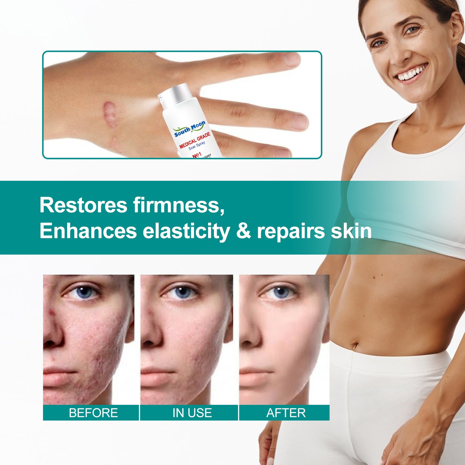 Surgical Scar Smoothing Skin Care Spray