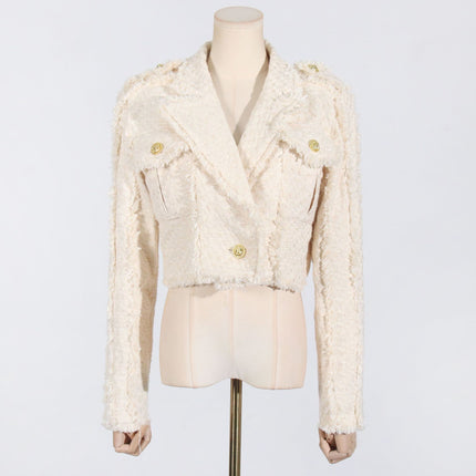 Fashion Tassel Short Jacket Skirt Two-piece Set