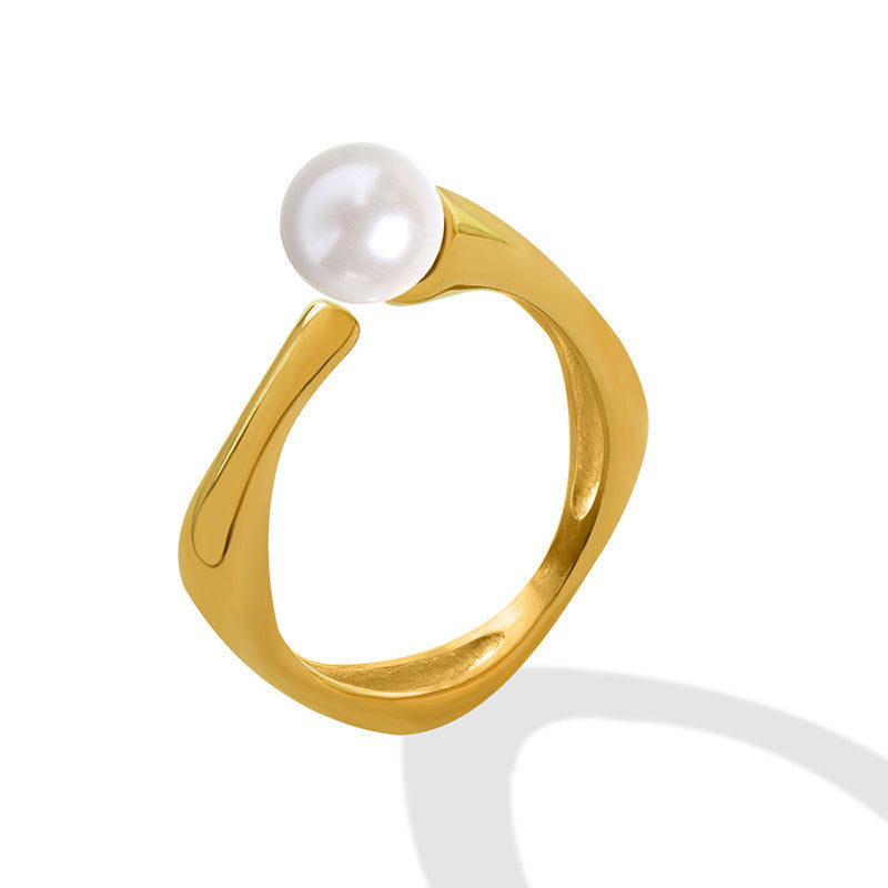 Retro Fashion Elegant Pearl Ring