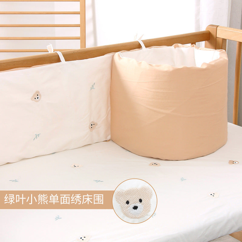Crib Bed Circumference Soft Bag Anti-collision Baby Bedding Removable And Washable