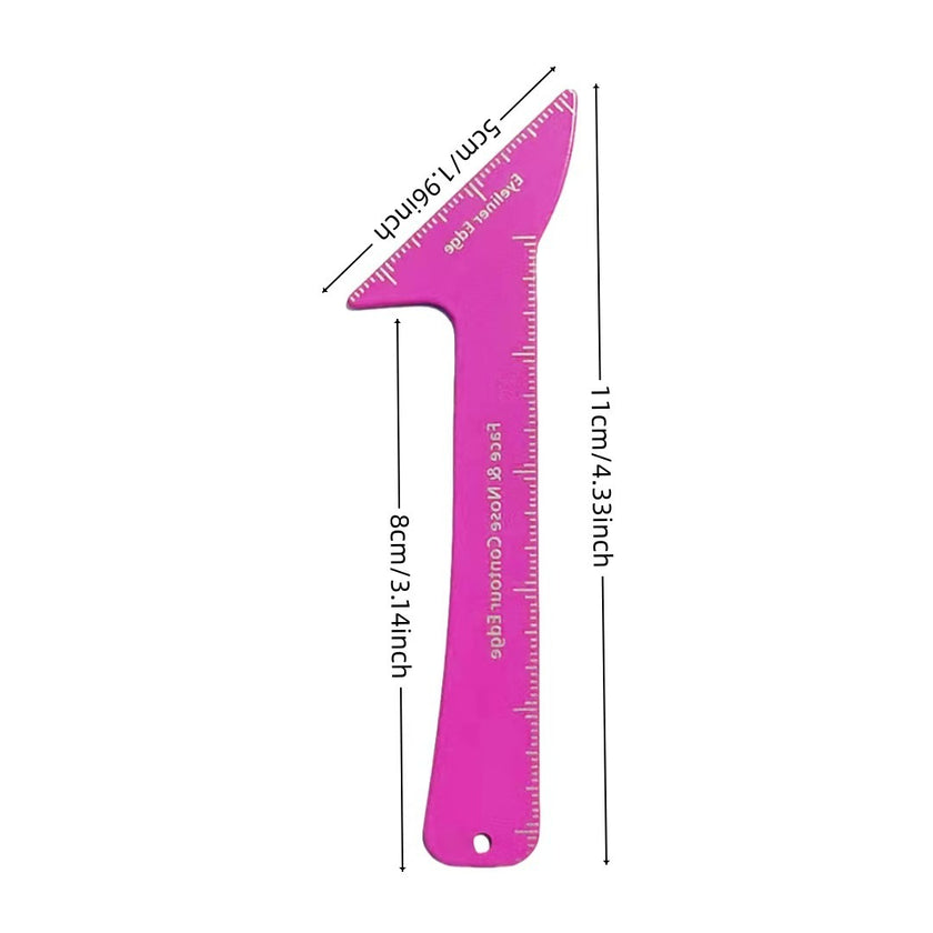 3 In 1 Eyeliner Stencils For Hooded Eyes, Reusable Eyeliner Stencils Tool, Multi-purpose Makeup Tool For Winged Eyeliner, Defined Eyebrows, Face Contour For Real Beginners Techniques