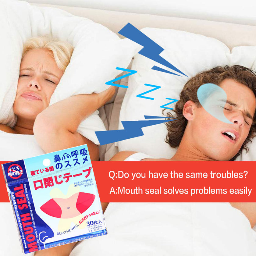 Anti Snoring Mouth Tape Sleep Strip Better Nose Breathing Improved Nighttime Sleeping Less Mouth Breathing Health Care