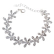 Fashion Temperament And Fully-jewelled Snowflake Bracelet