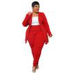 Fashion Temperament Professional Casual Long Sleeve Pants Small Suit Two-piece Suit