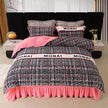 New Milk Fiber Printed Four-piece Bedding Set