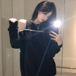 Long-sleeved Strapless Loose Tank Tops For Women