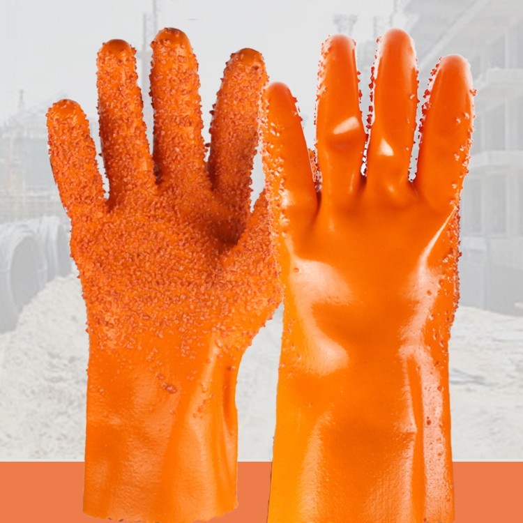 Glove Particles With Pitting And Anti Slip
