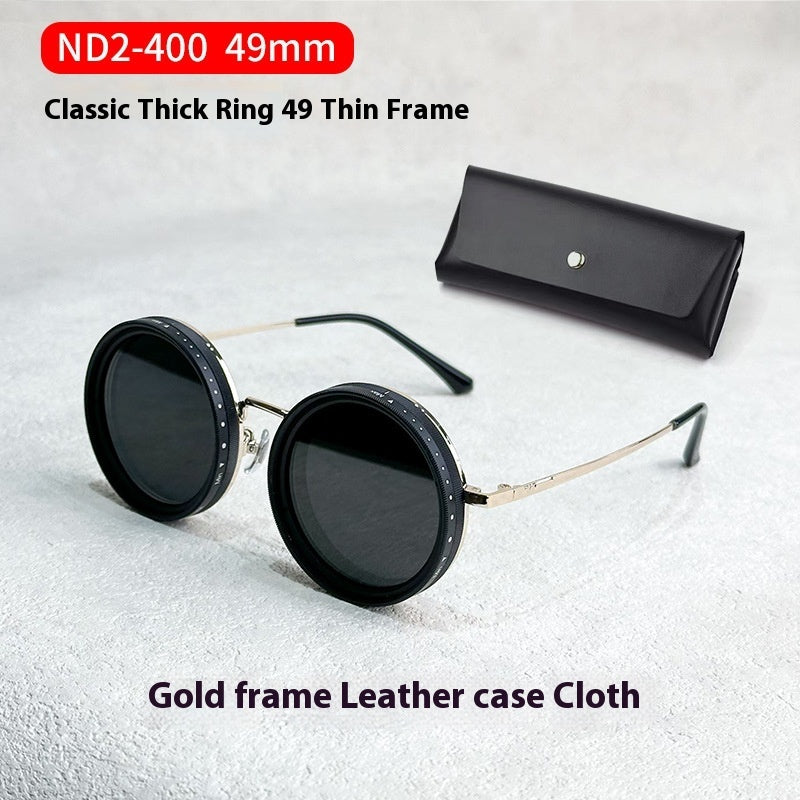 Glasses Box Adjustable Light Reduction 9 Gear Glasses UV Protection