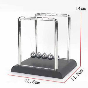 Newtons Cradle Steel Balance Ball Physics Science Pendulum Metal Craft Educational Toy