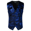 Gold Steampunk Vest Men Suit Gilet Homme Wedding Sleeveless