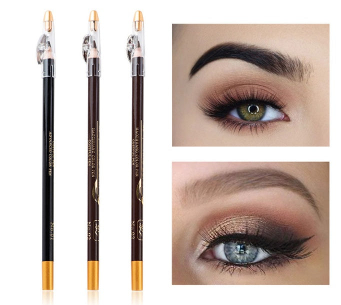 Eyeliner Eyebrow Pencil Beard And Beard Pencil With Sharpener