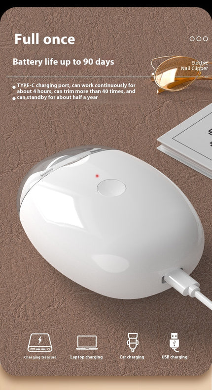 Baby Electric Nail Grinder USB Charging Household Nail Clippers