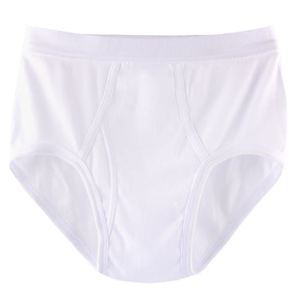 Men White Briefs Cotton Underwear Old School Vintage Style Stretch High Waist skin to breathe Alpscommerce