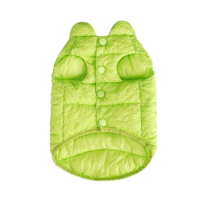 Pet Cat And Dog Universal Clothes Vest Winter Warm Cat New Winter Clothes Anti-lint