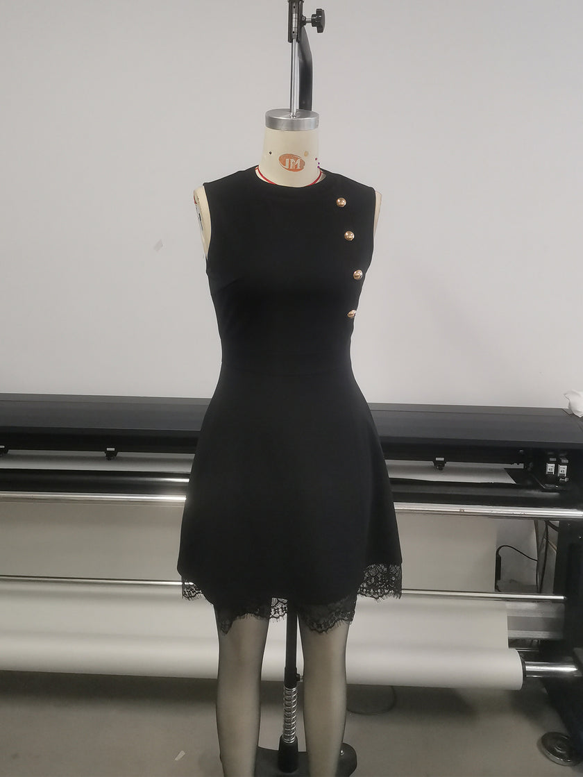 Sleeveless Casual Fashion Simple Dress Women