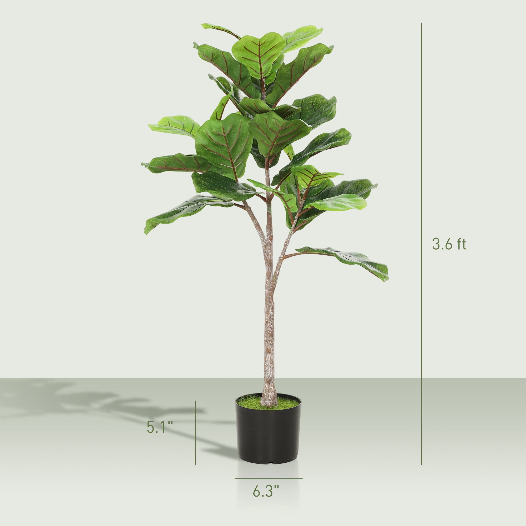 Artificial Fiddle Leaf Fig Tree, 43