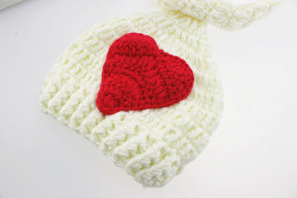Newborn Photography Props Long Tail Love Hat