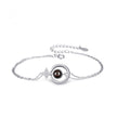 S925 Round Star Studded Diamond Women's Bracelet