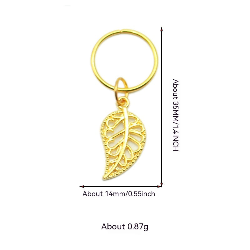 Hair Ring XINGX Lightning Shell Small Pendant Hairware