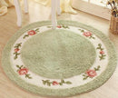 Pastoral Rose Round Carpet Floor Mat