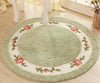 Pastoral Rose Round Carpet Floor Mat