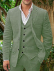 Linen Business Casual Suit Men's Suit Wedding Banquet