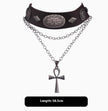 Retro Punk Style Cross Necklace