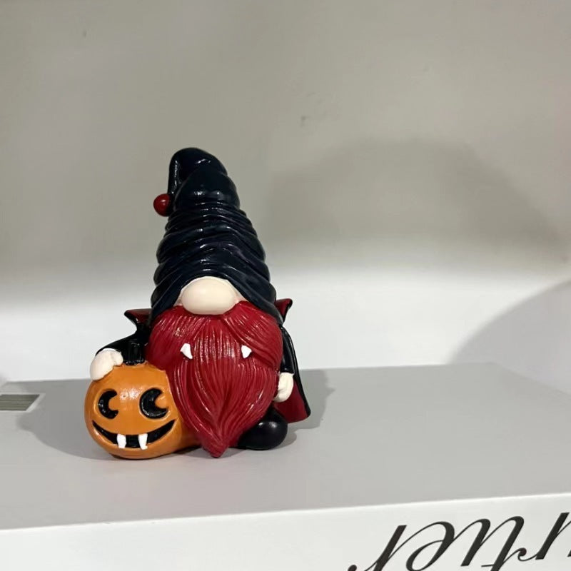 Halloween Pumpkin Resin Statue Ornaments