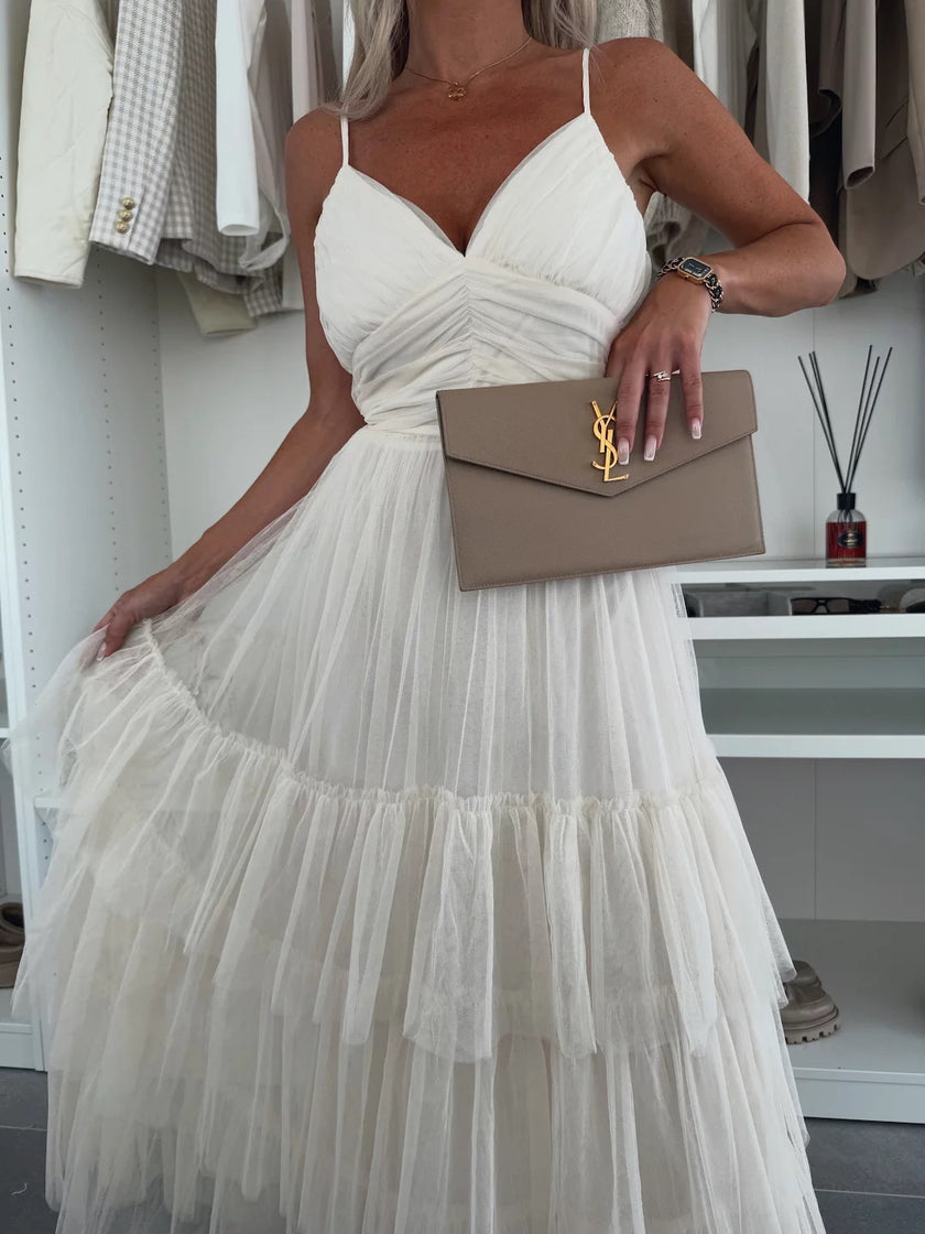 Fashion Sexy Mesh Slip Dress Women