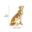 Retro Resin Leopard Squat Modeling Decoration
