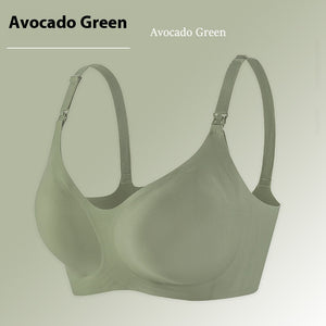 Jelly Stick Soft Support Nursing Underwear Busty Gathering Seamless Bras