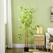 6ft Artificial Tree, Indoor Fake Bamboo with Pot, for Home Office Living Room Decor