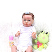 55cmSaskia Full Silicone Reborn Doll Hand-planted Hair Reborn Doll