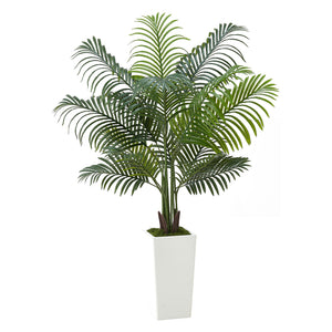 5ft Artificial Areca Palm Tree Faux Plant In Pot For Home Office Decor