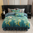 New Milk Fiber Printed Four-piece Bedding Set