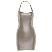 Autumn New Arrival Fashionable Halterneck Bodycon Wrap Dress For Women