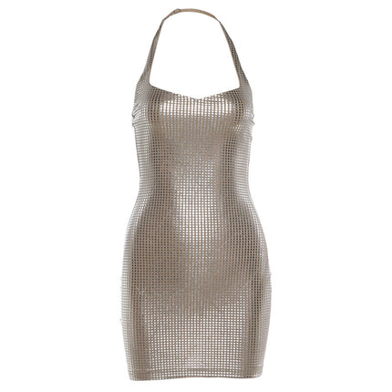 Autumn New Arrival Fashionable Halterneck Bodycon Wrap Dress For Women