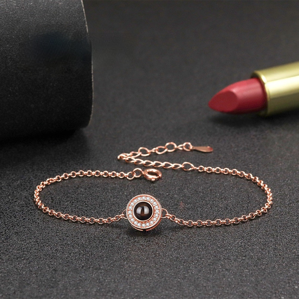 S925 Sterling Silver Disc Simple Design Bracelet